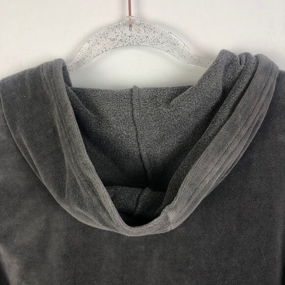 JUICY COUTURE | Velour Zip Up Jacket Gray Y2K Lg - Picture 10 of 12